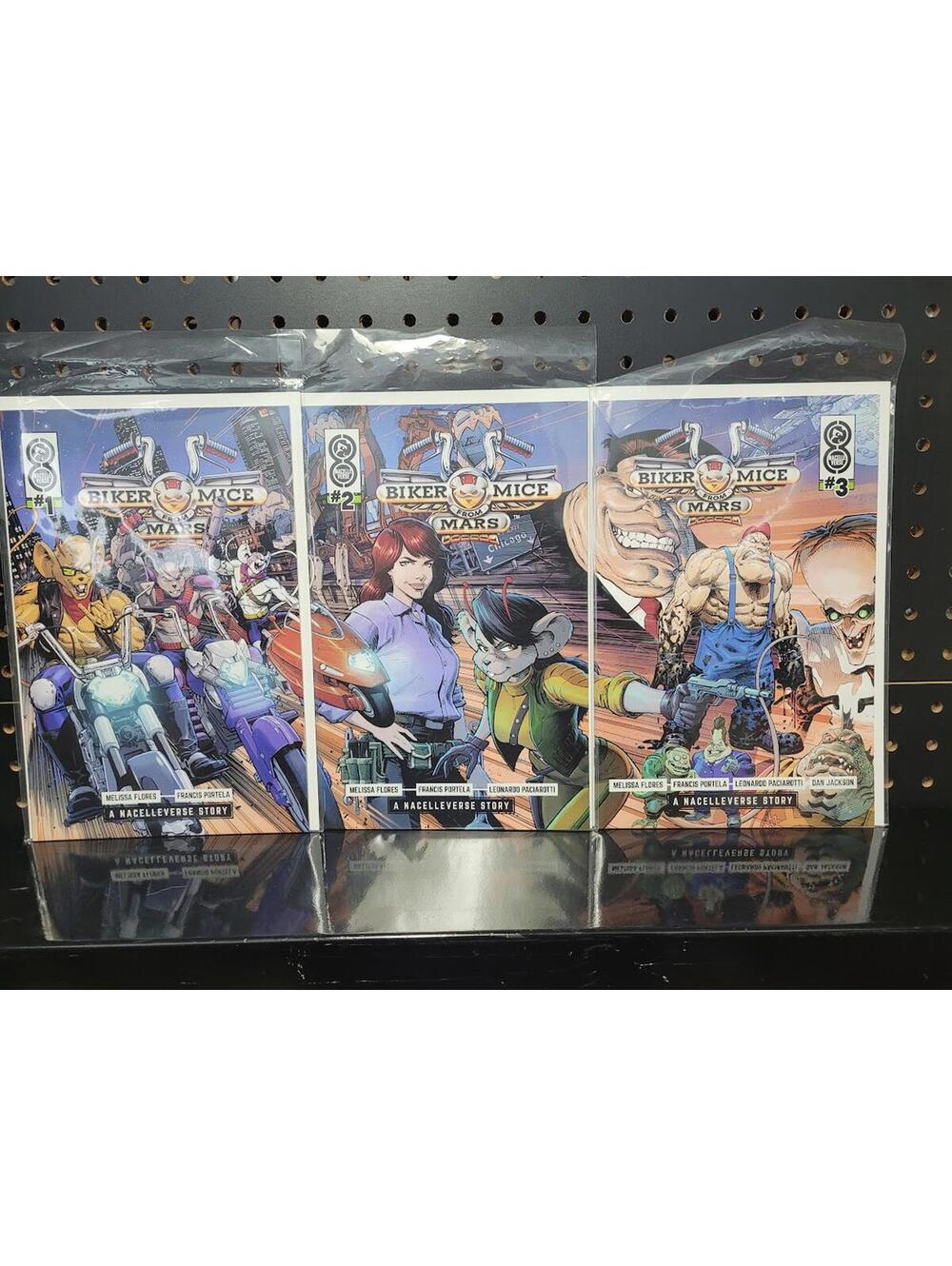Biker Mice from Mars (2024) connecting cover set 1-3